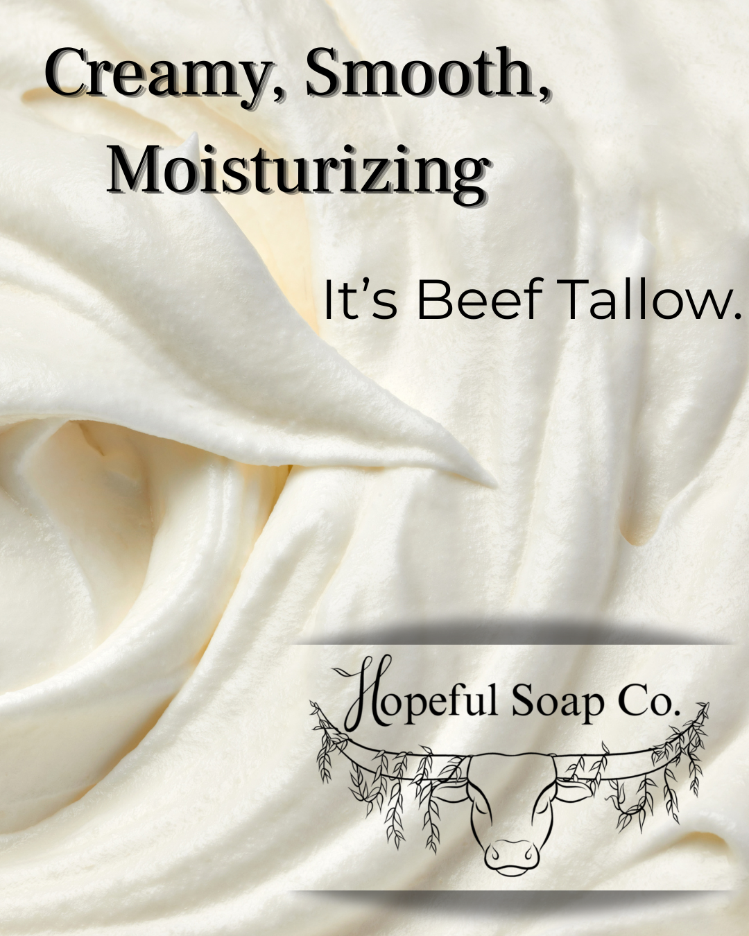 Photo of whipped beef tallow. Looks like melted vanilla ice cream that's still slightly soft.